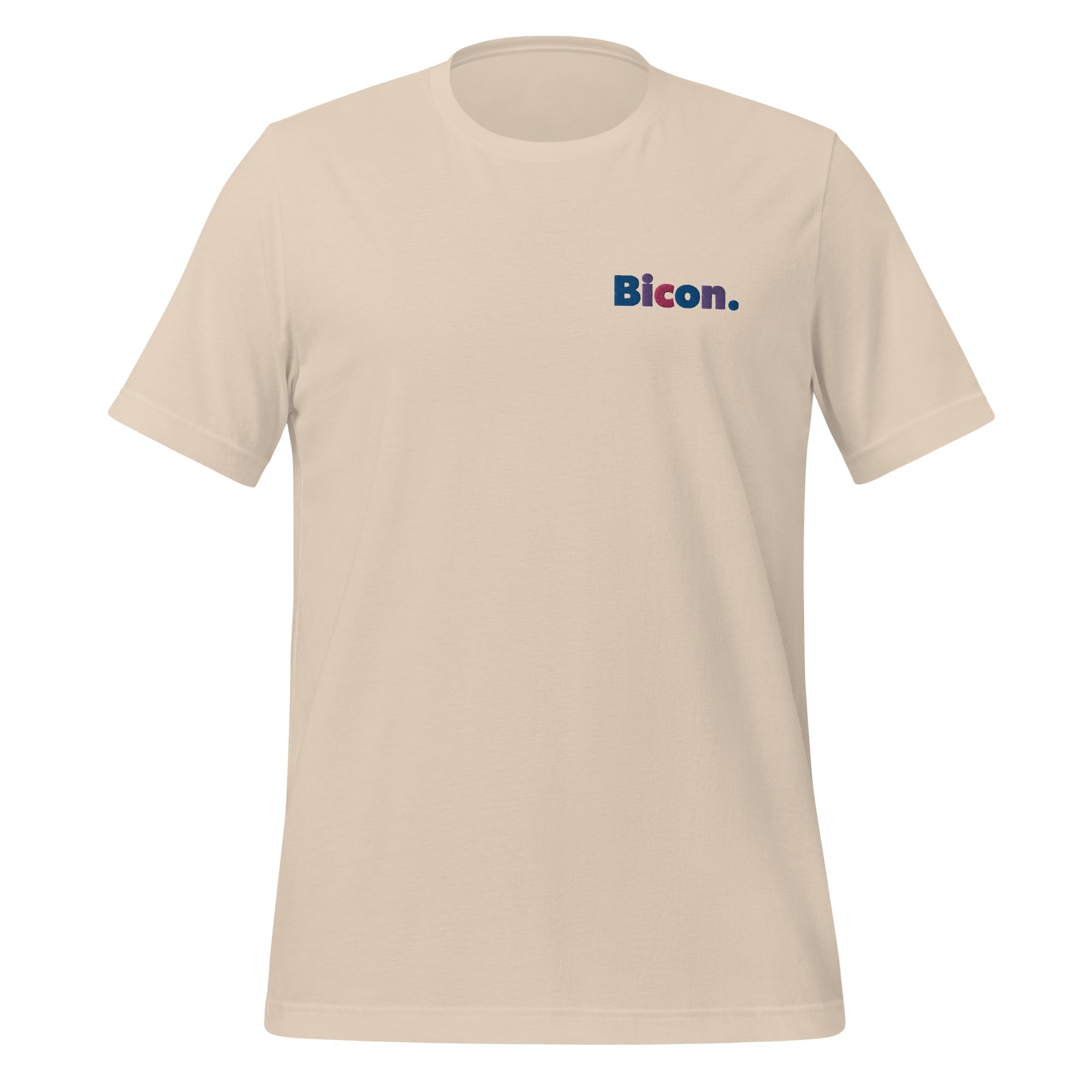 Camiseta unisex bordada Bicon