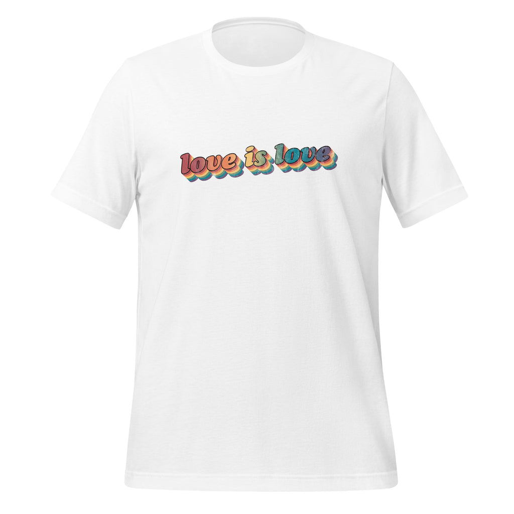 Retro Love is Love Unisex T-Shirt