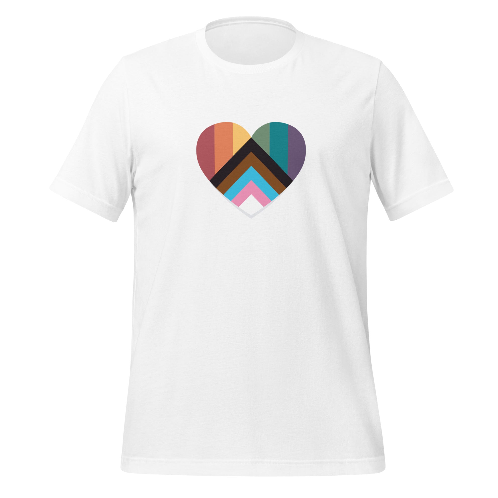 Progressive Pride Heart Unisex T-Shirt