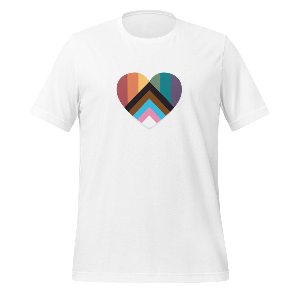 Progressive Pride Heart Unisex T-Shirt