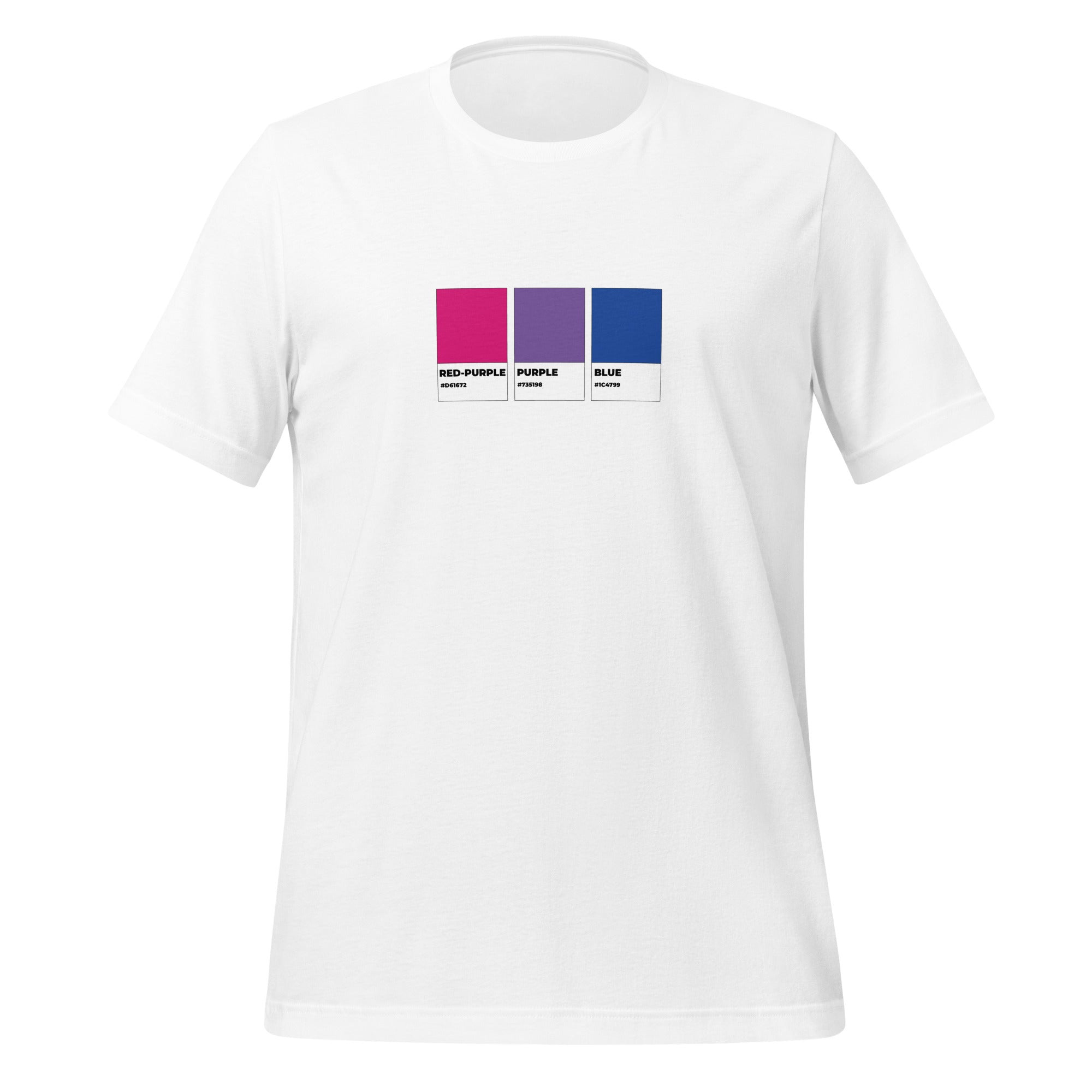 Bisexual Colors Swatch Unisex T-Shirt