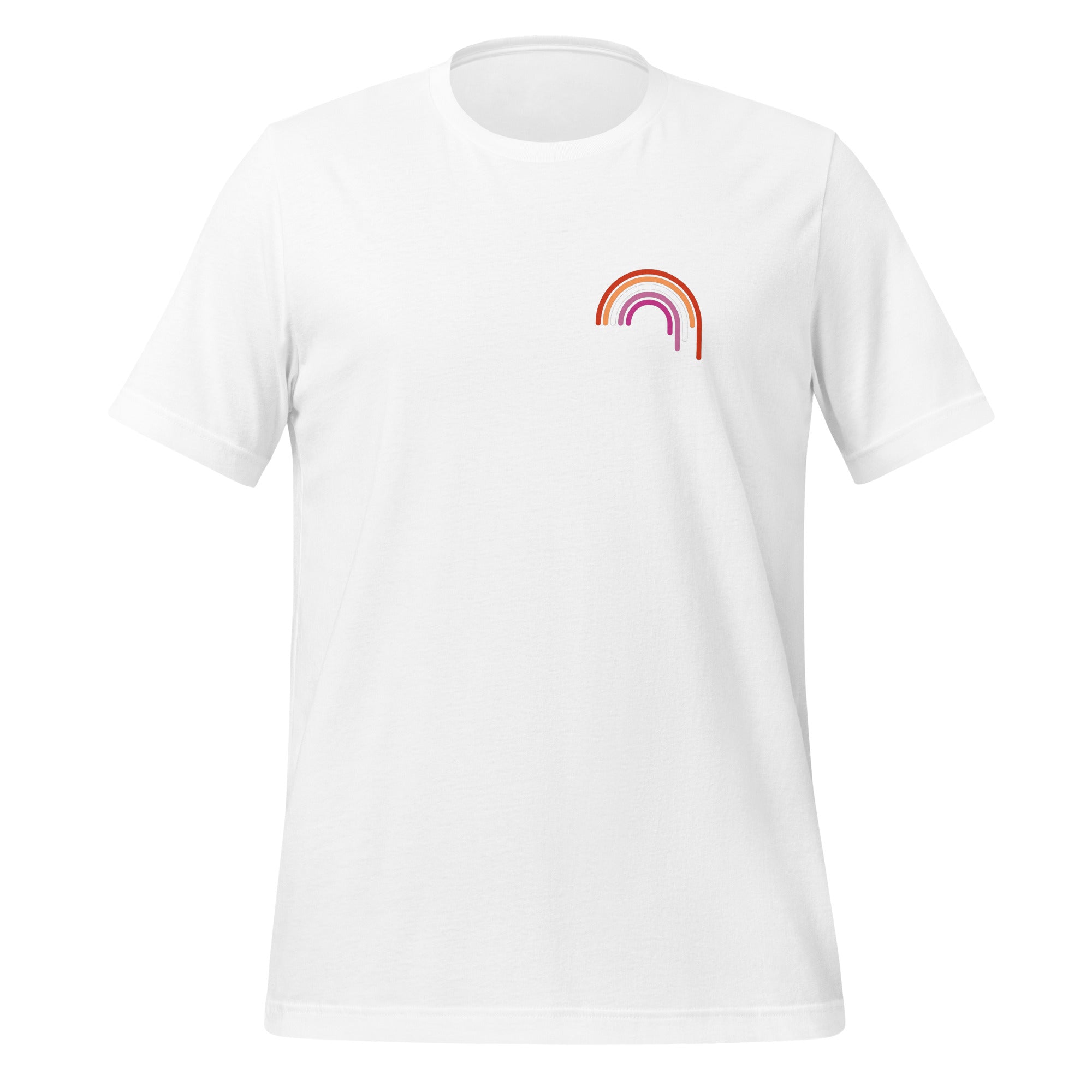 Lesbian Rainbow Drip Unisex T-Shirt
