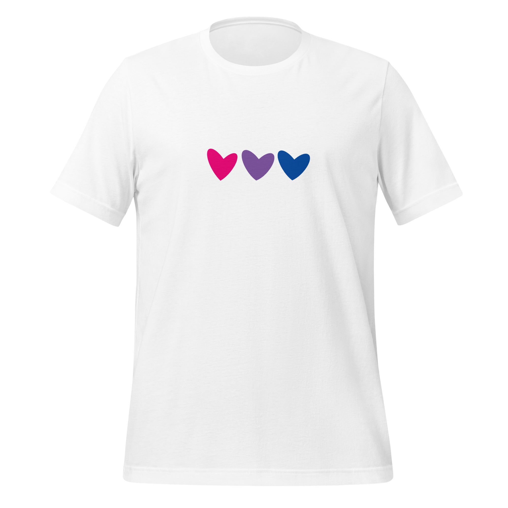 Bisexual Hearts Unisex T-Shirt
