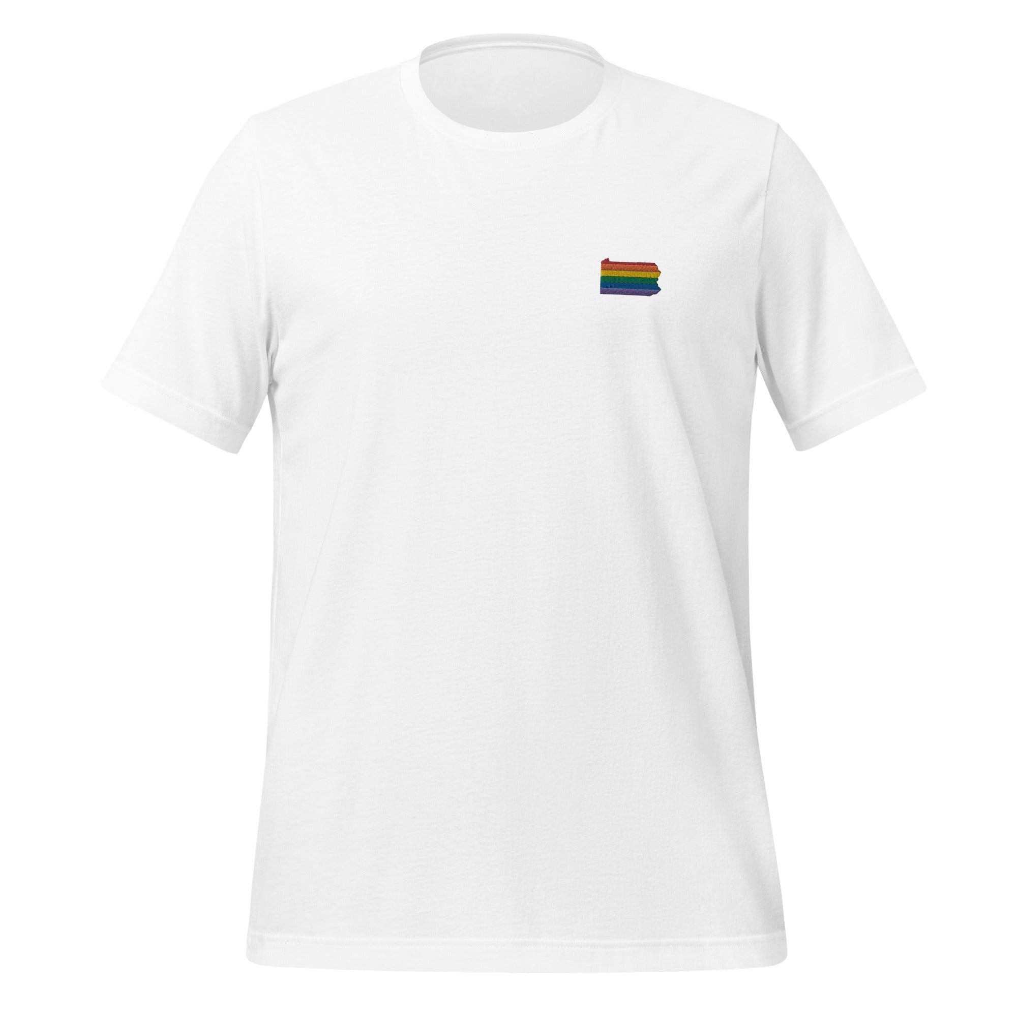 Pennsylvania Rainbow Embroidered Unisex T-Shirt