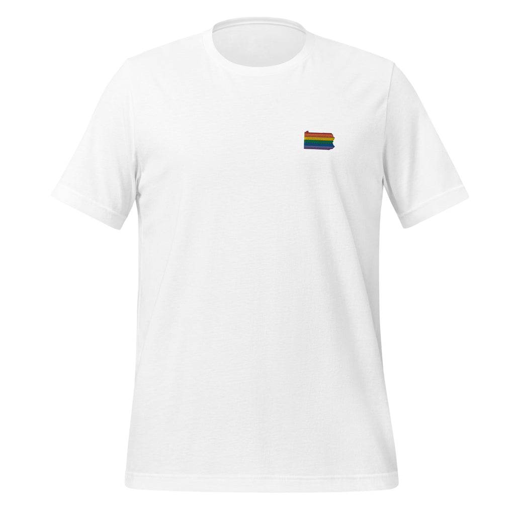 Pennsylvania Rainbow Embroidered Unisex T-Shirt