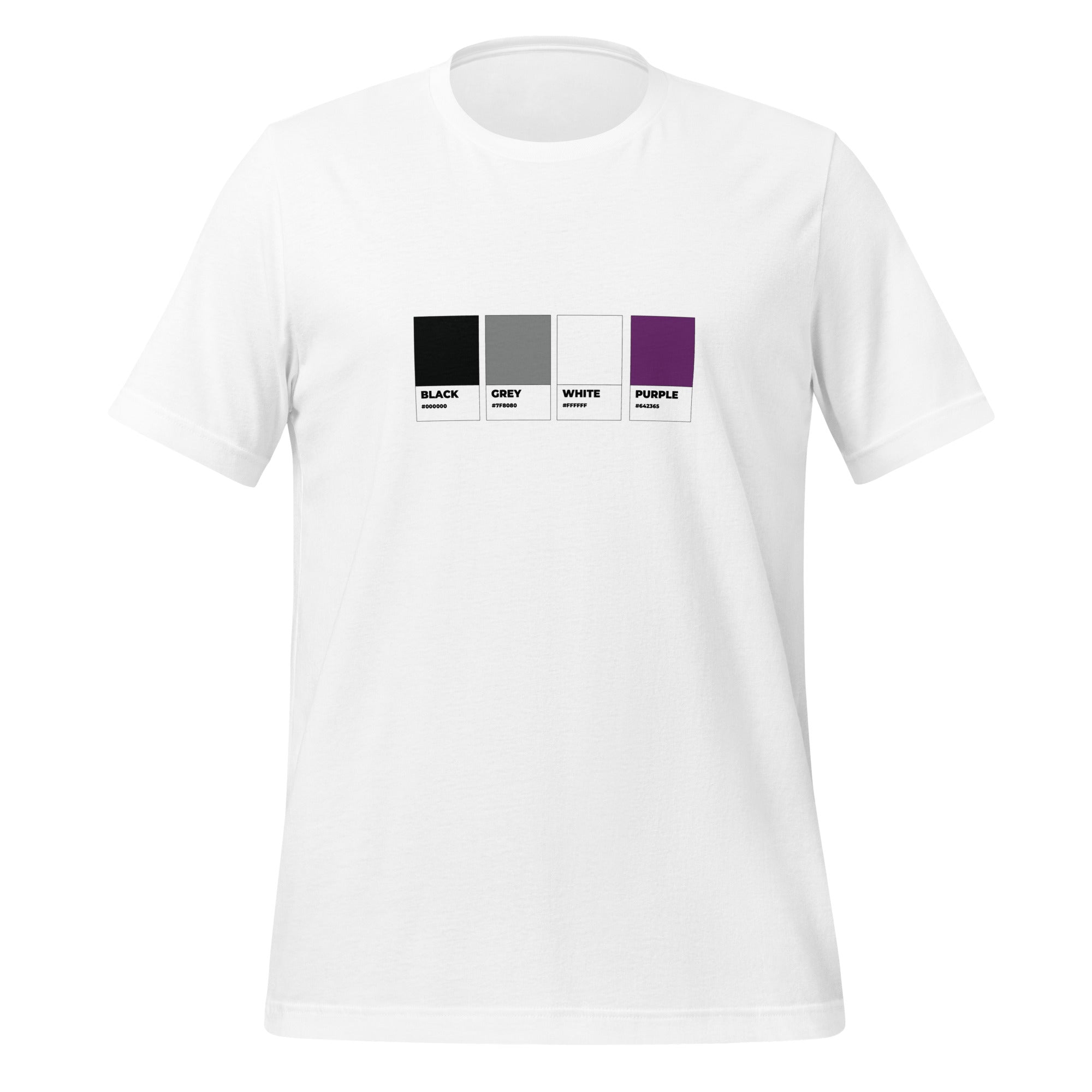 Asexual Colors Swatch Unisex T-Shirt