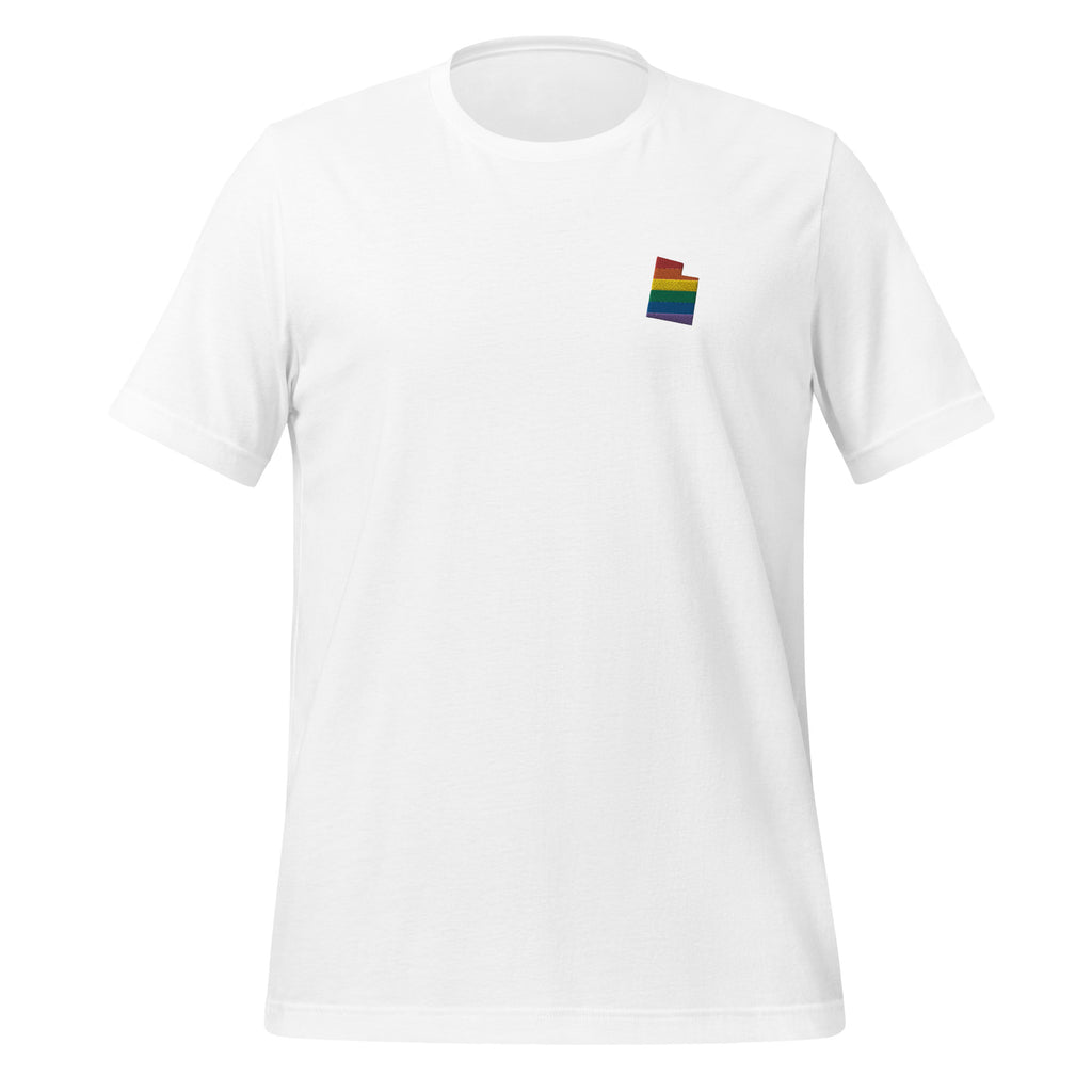 Utah Rainbow Embroidered Unisex T-Shirt