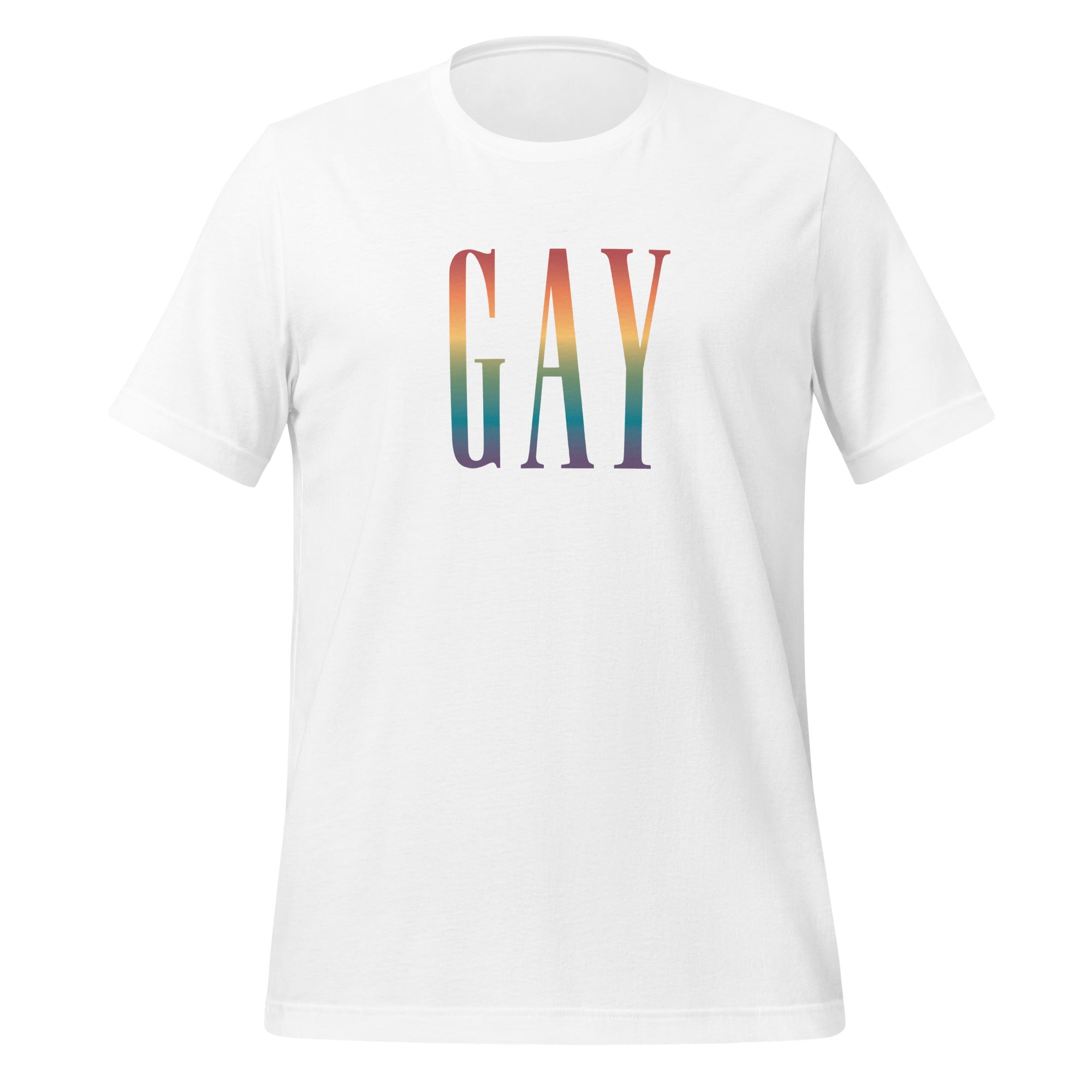 Camiseta unisex arcoíris gay Gap