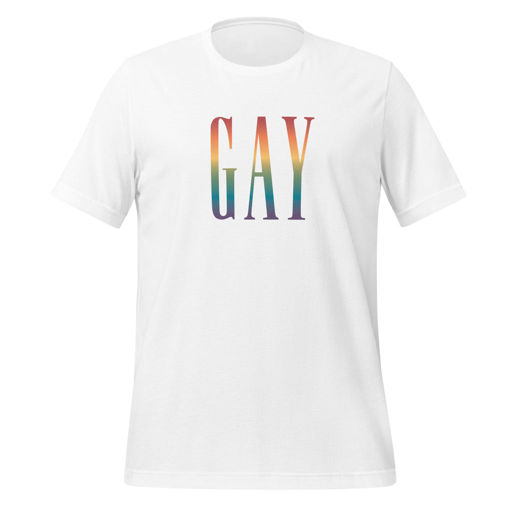 Camiseta unisex arcoíris gay Gap