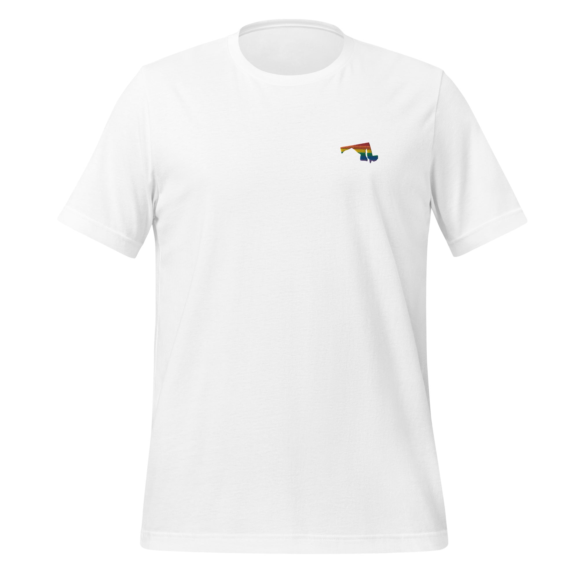 Maryland Rainbow Embroidered Unisex T-Shirt