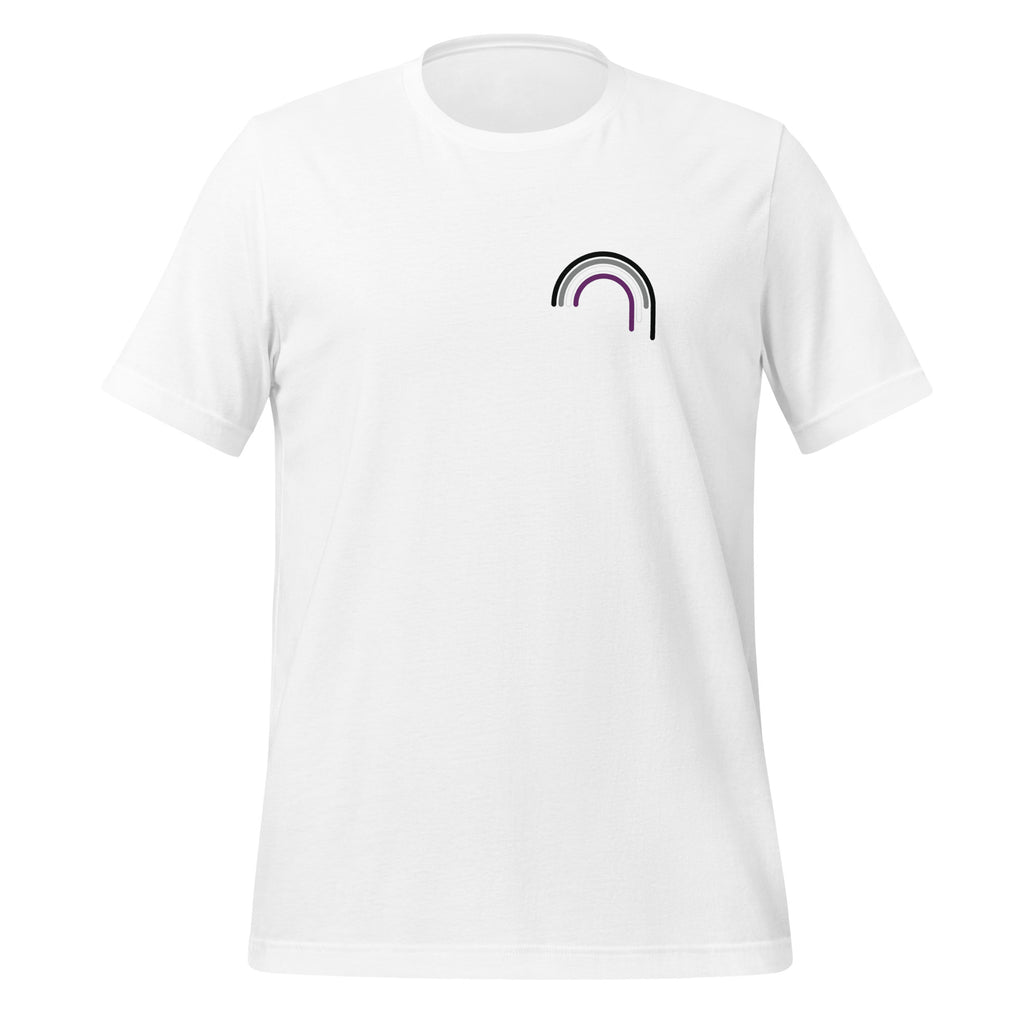 Asexual Rainbow Drip Unisex T-Shirt