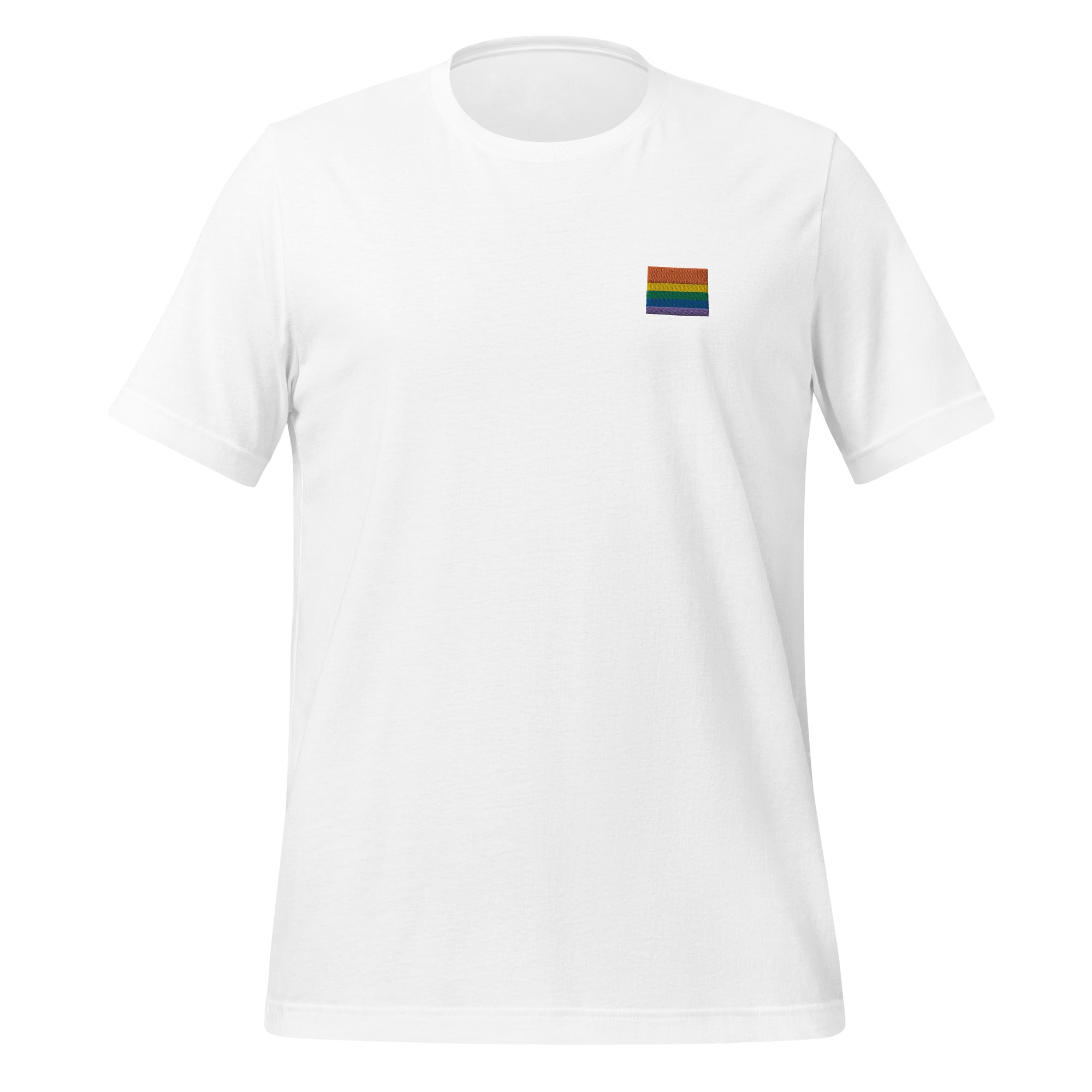 Colorado Rainbow Embroidered Unisex T-Shirt