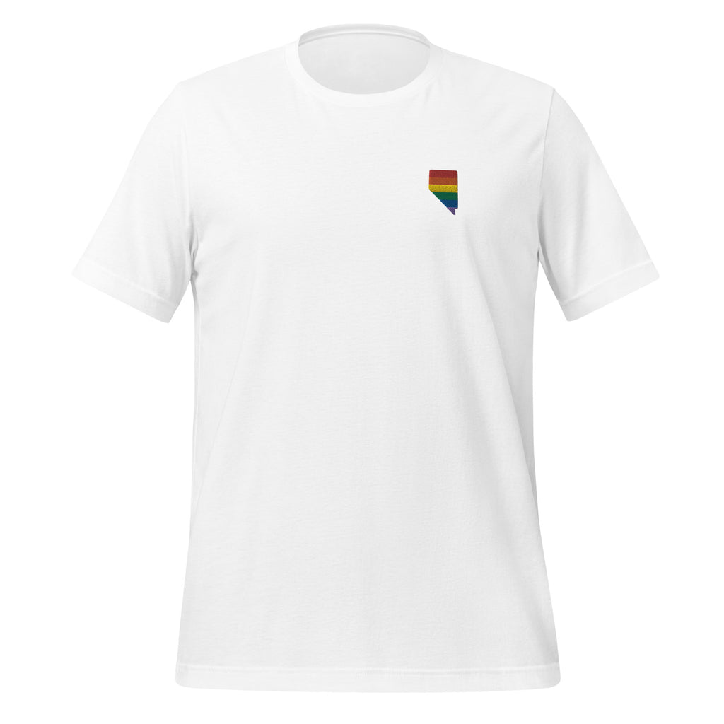 Nevada Rainbow Embroidered Unisex T-Shirt