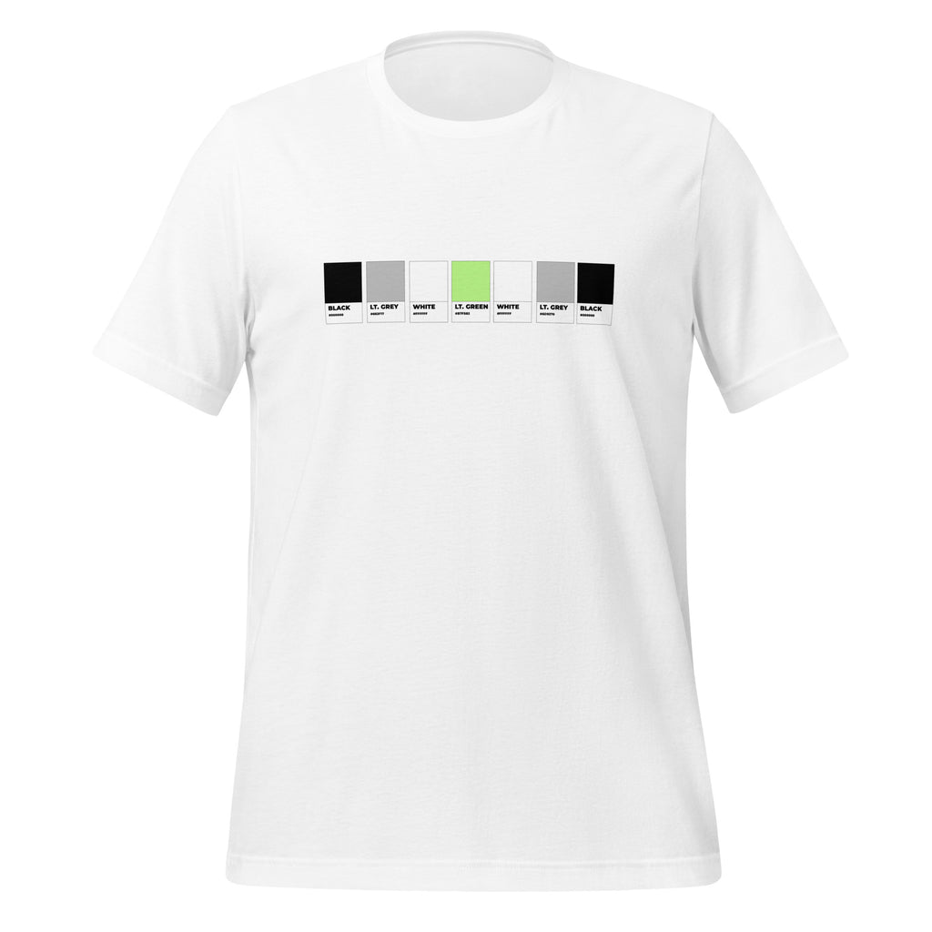 Agender Colors Swatch Unisex T-Shirt