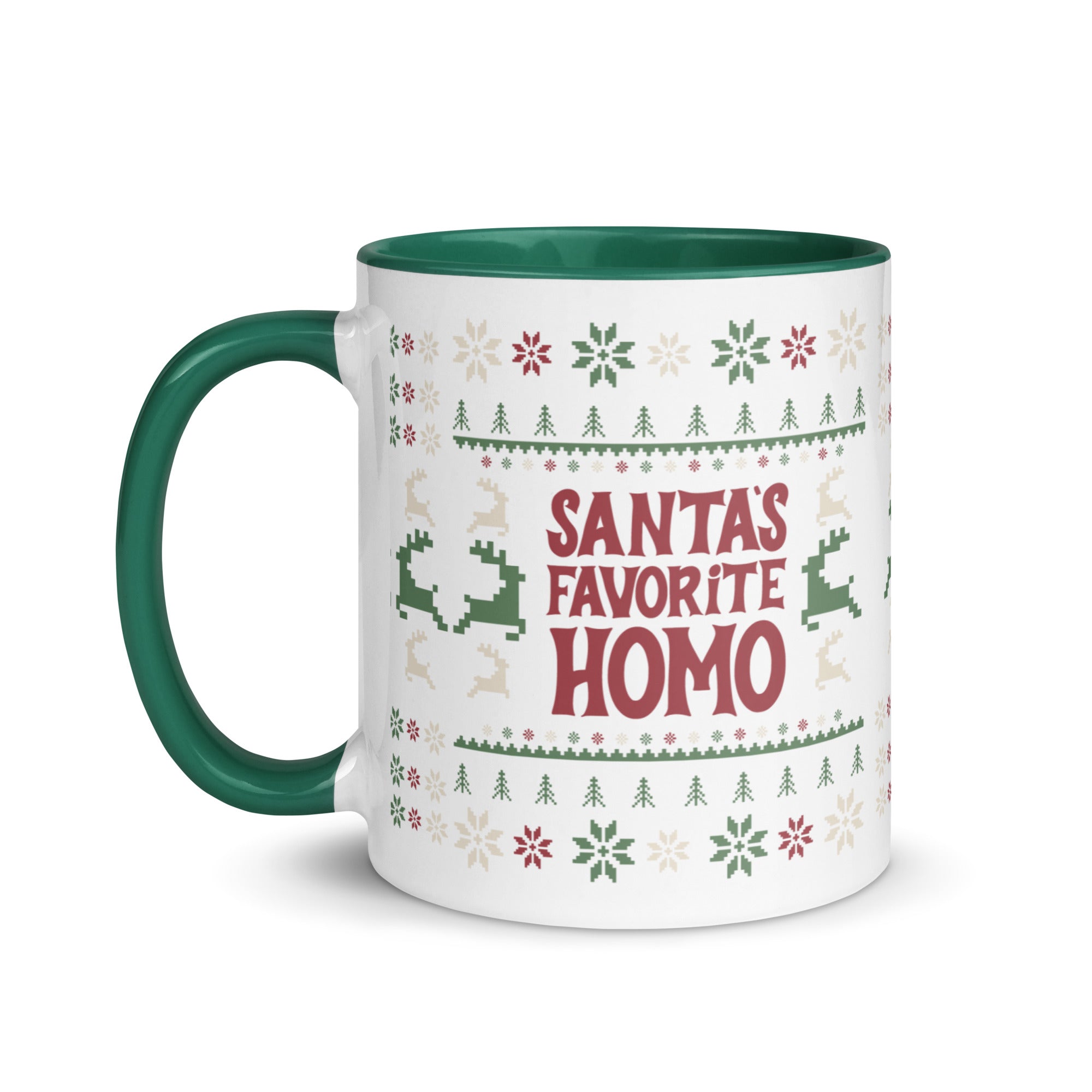 Santa's Favorite Homo Holiday Mug