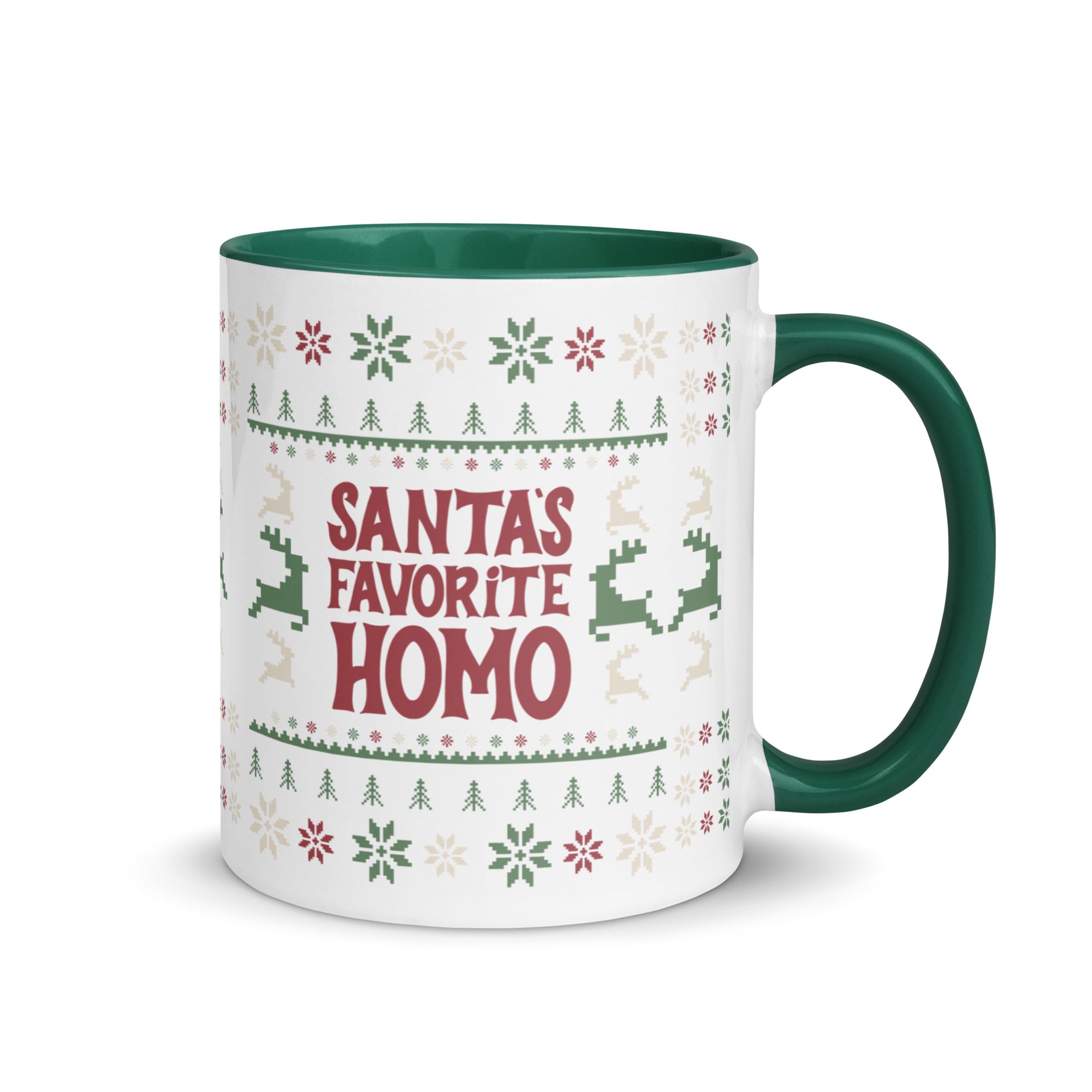 Santa's Favorite Homo Holiday Mug