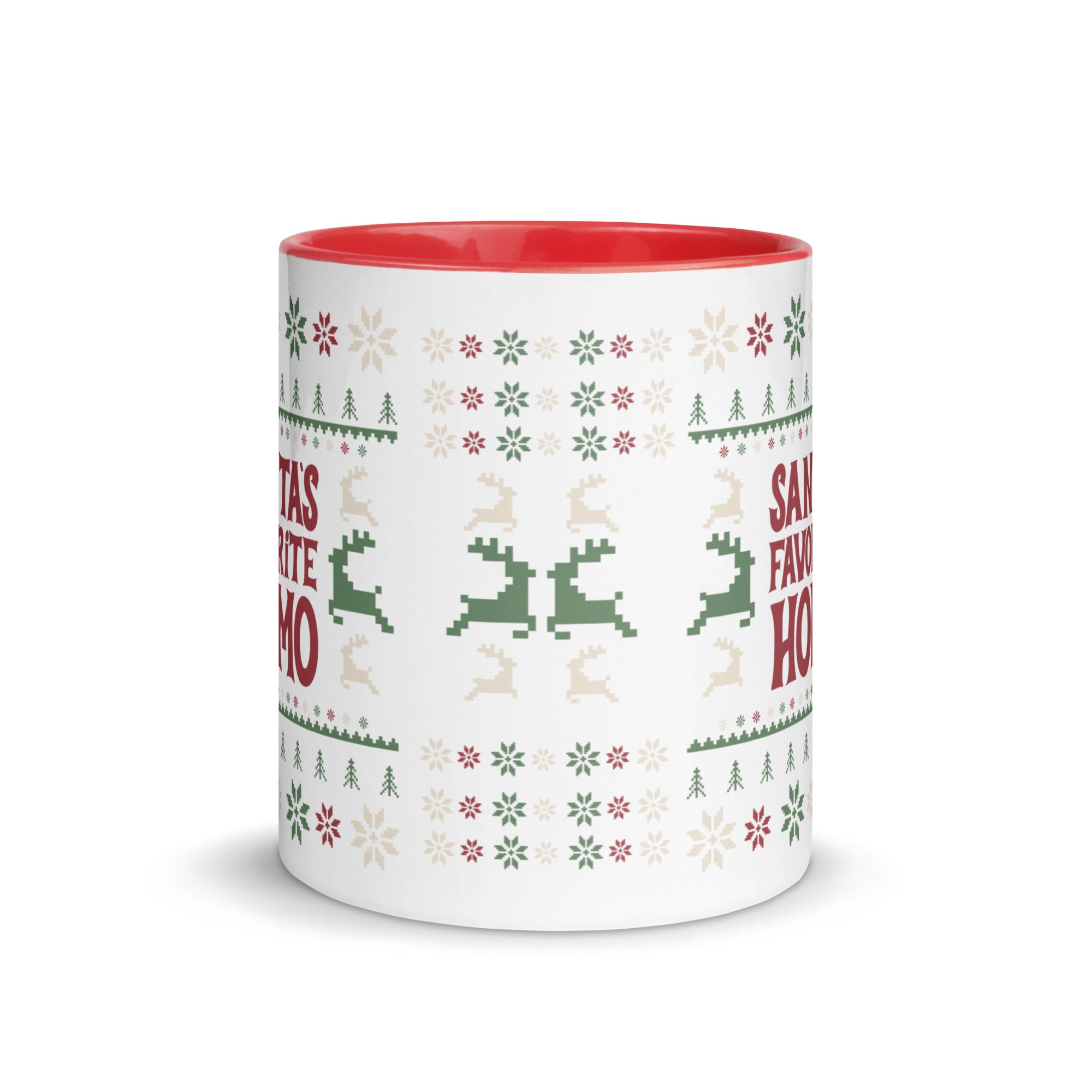 Santa's Favorite Homo Holiday Mug