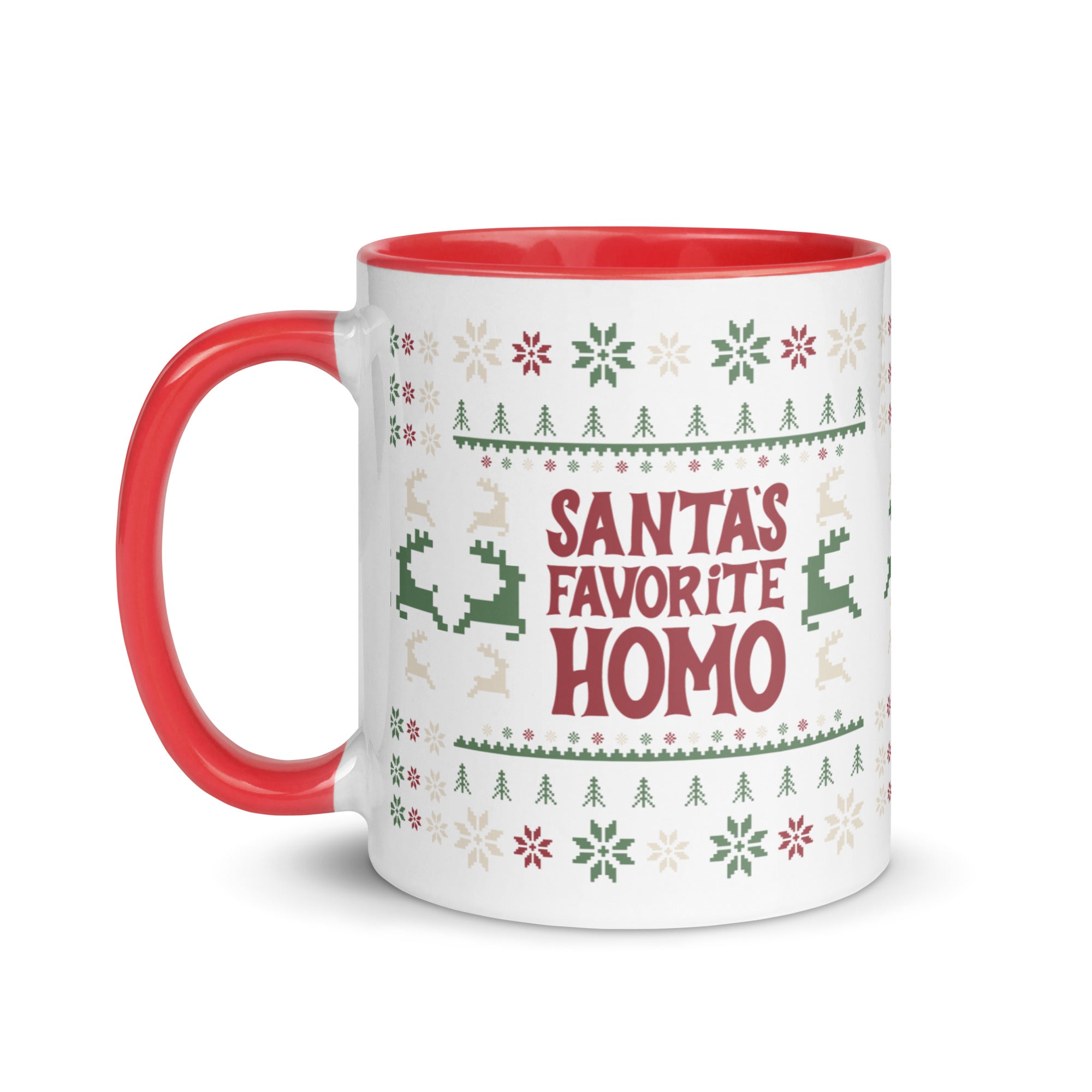 Santa's Favorite Homo Holiday Mug