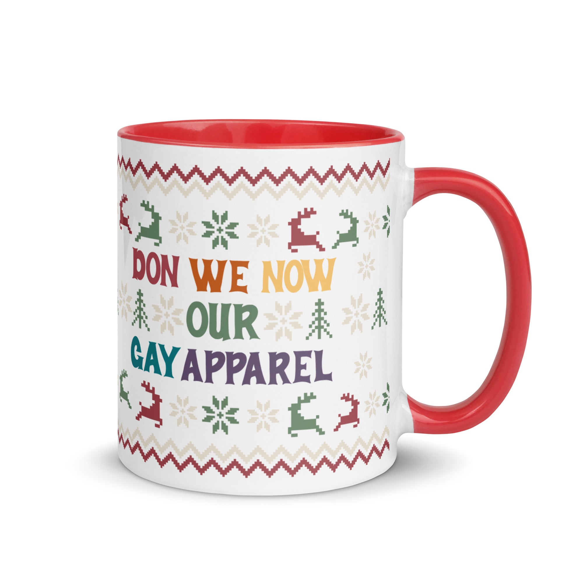 Don We Now Our Gay Apparel Holiday Mug