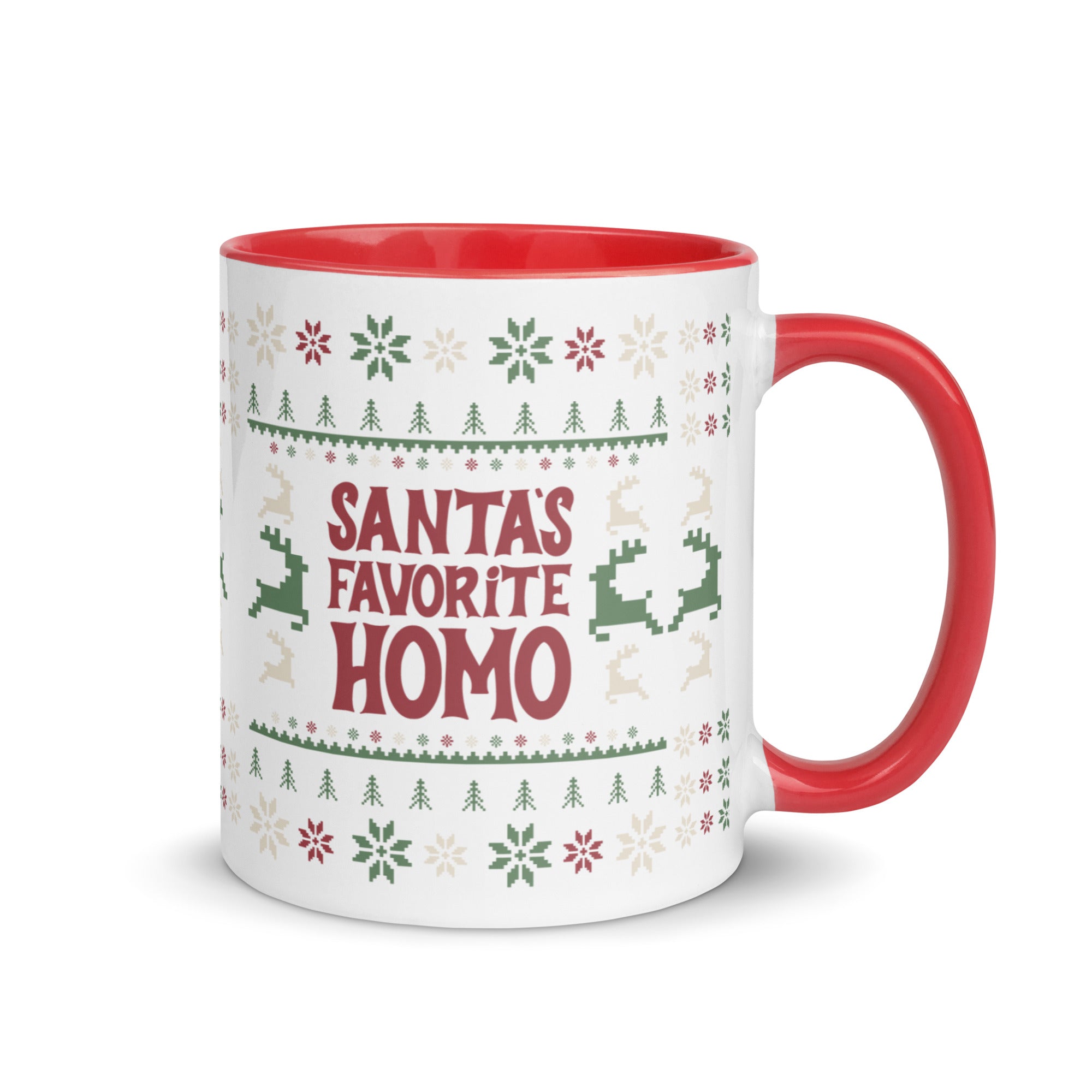 Santa's Favorite Homo Holiday Mug