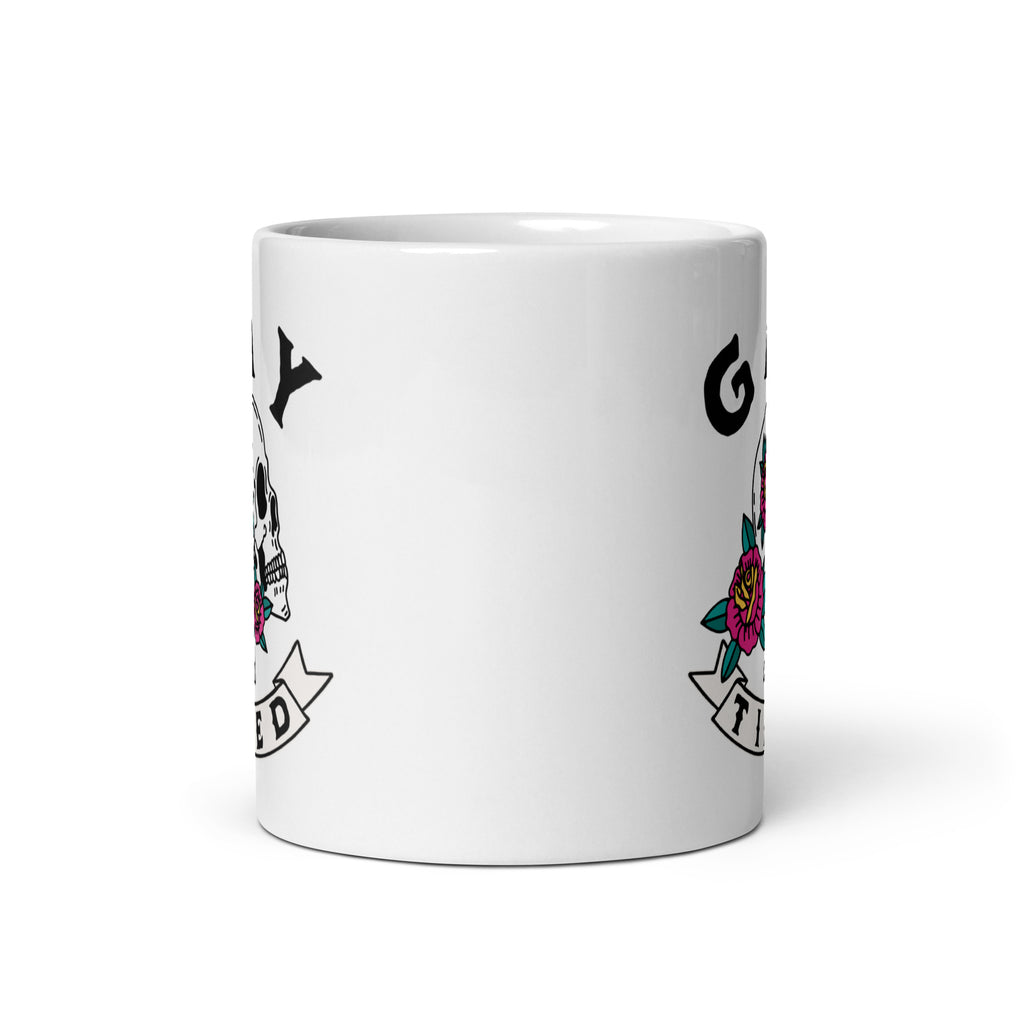 Gay & Tired Skull mug