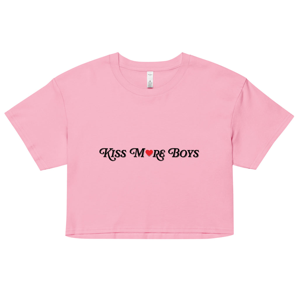 Kiss More Boys Unisex Crop Top