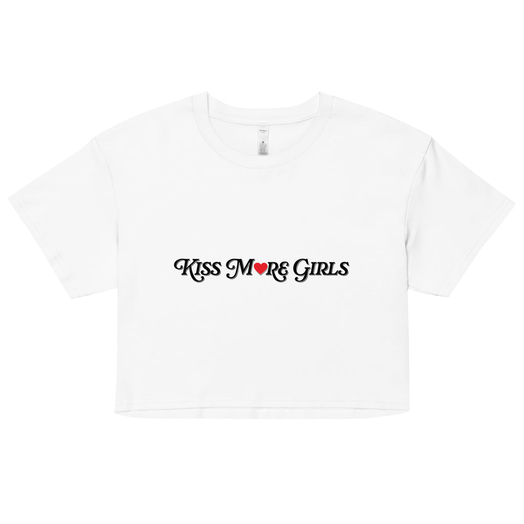 Kiss More Girls Unisex Crop Top