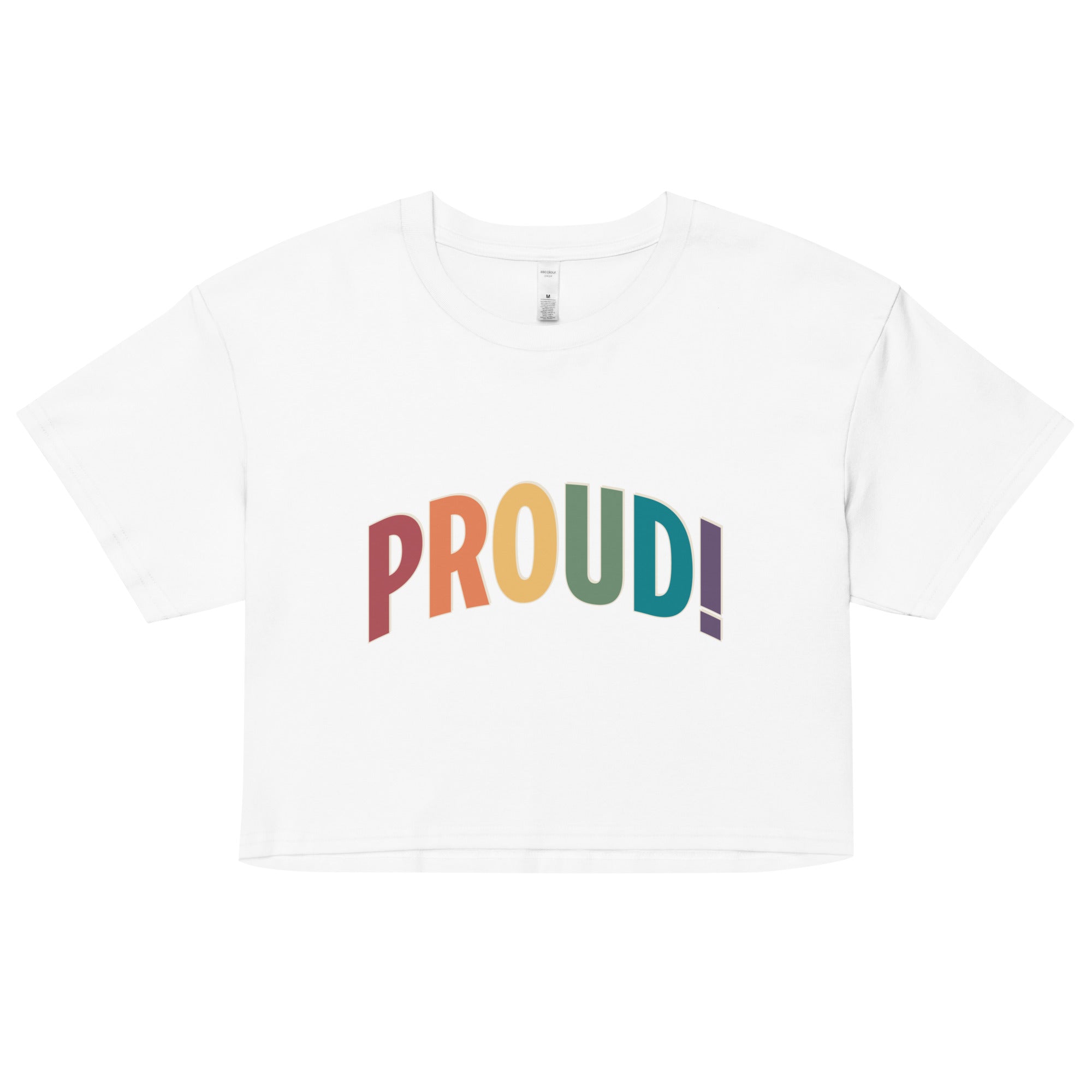 Top corto unisex orgulloso