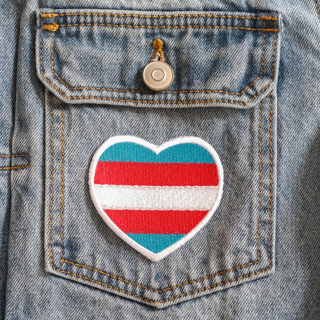 Trans Embroidered Patch