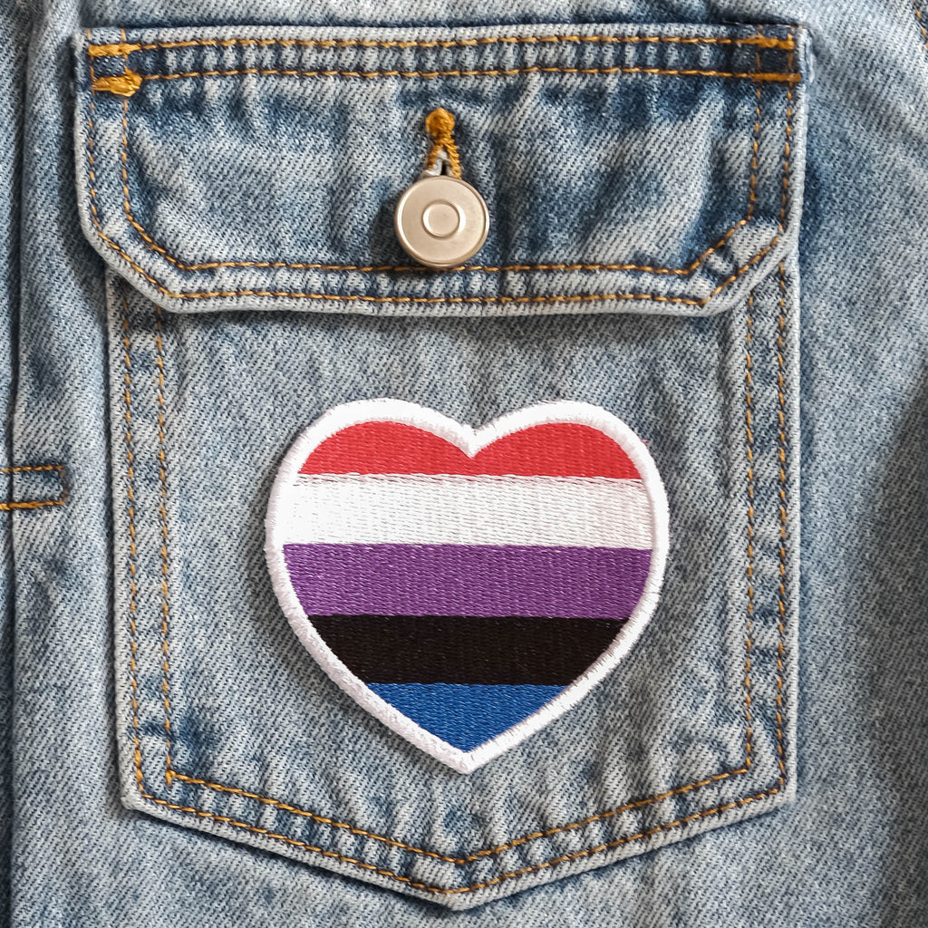 Genderfluid Embroidered Patch