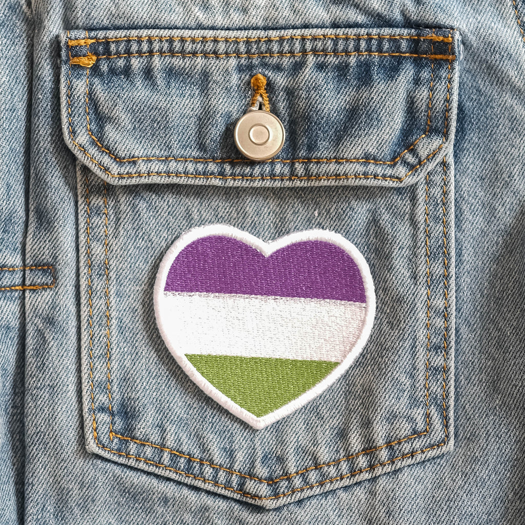 Genderqueer Embroidered Patch