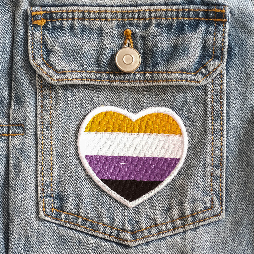 Non-Binary Embroidered Patch