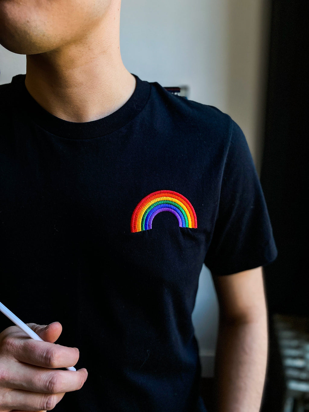 The Classic Rainbow Embroidered T-Shirt