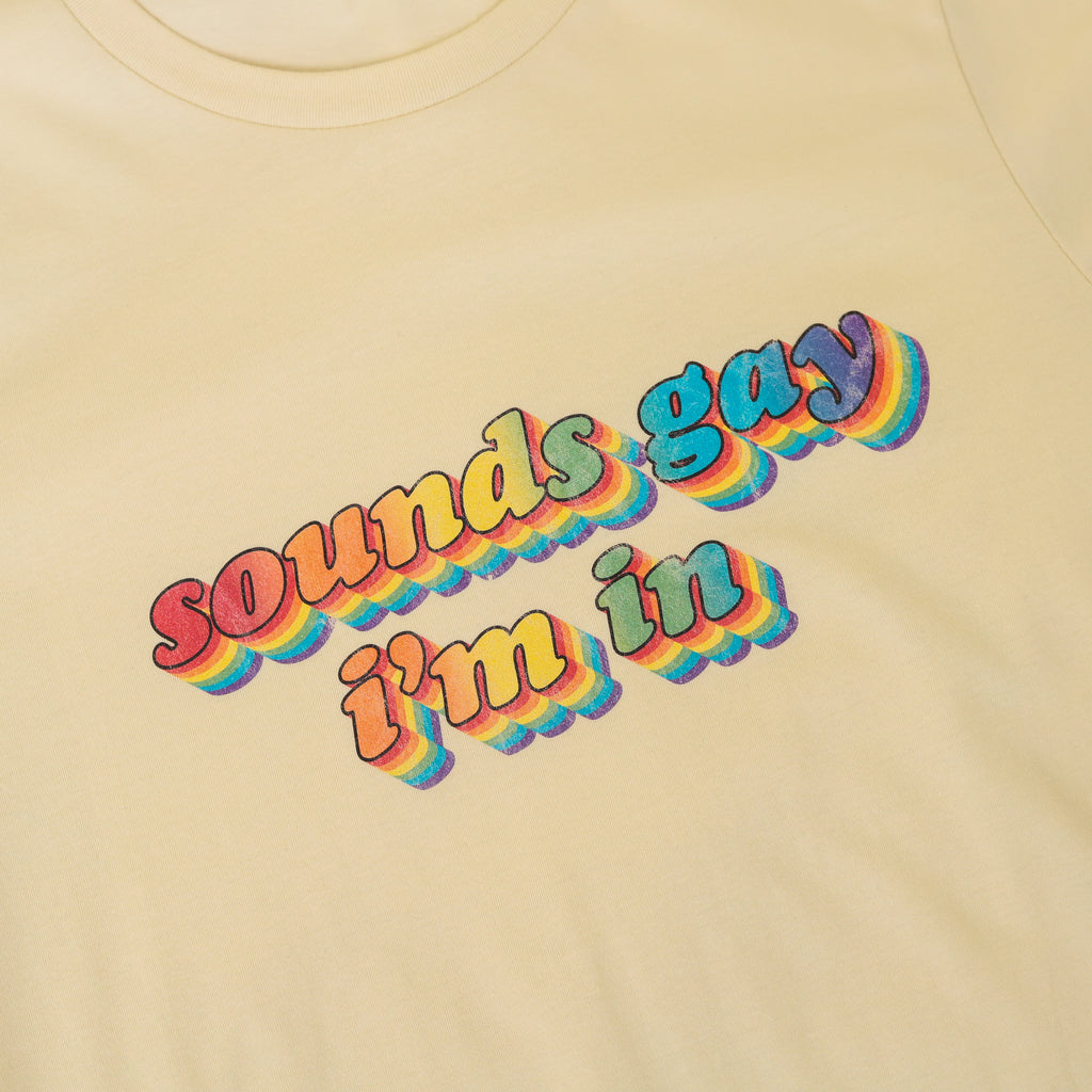 Camiseta unisex con sonido retro gay