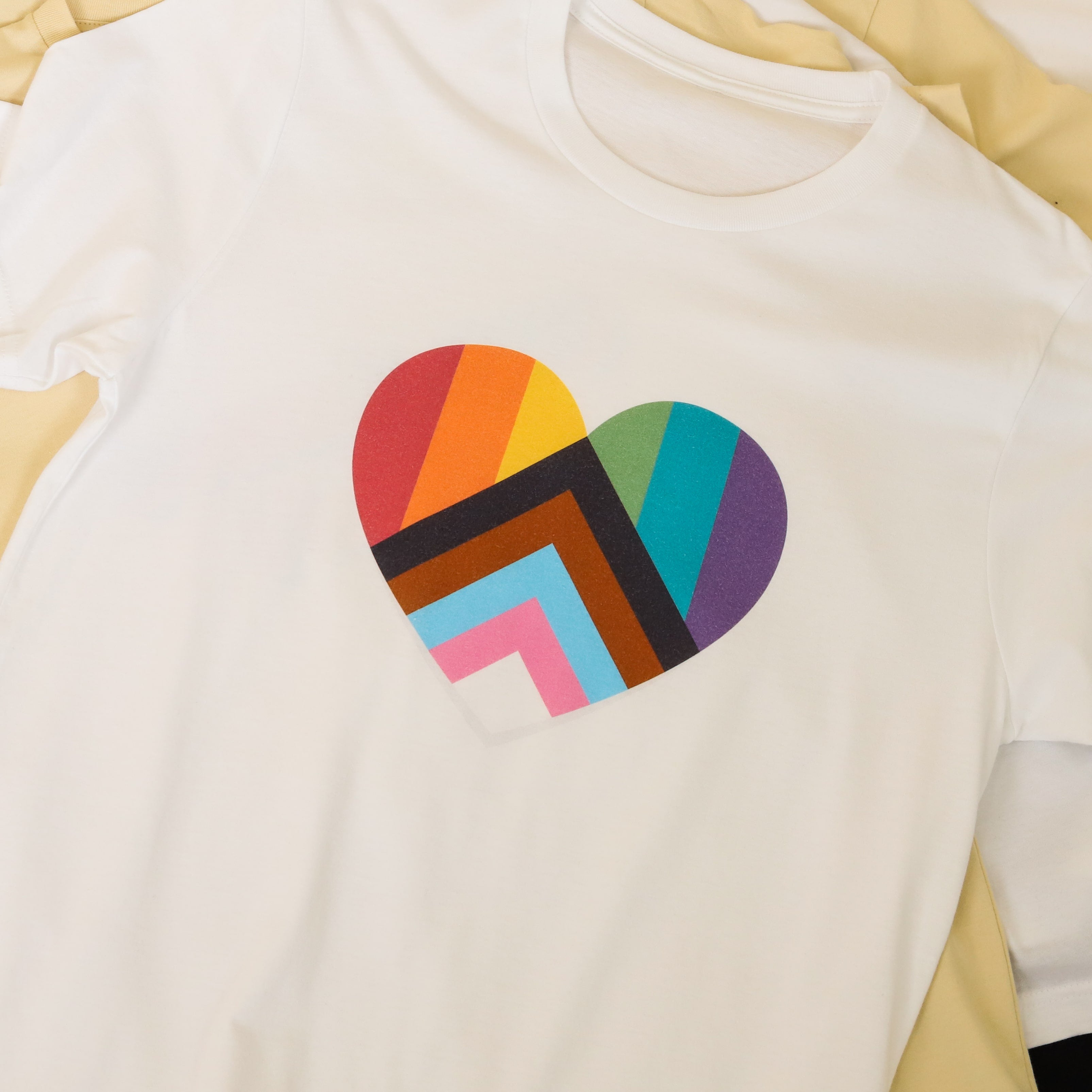 Progressive Pride Heart Unisex T-Shirt