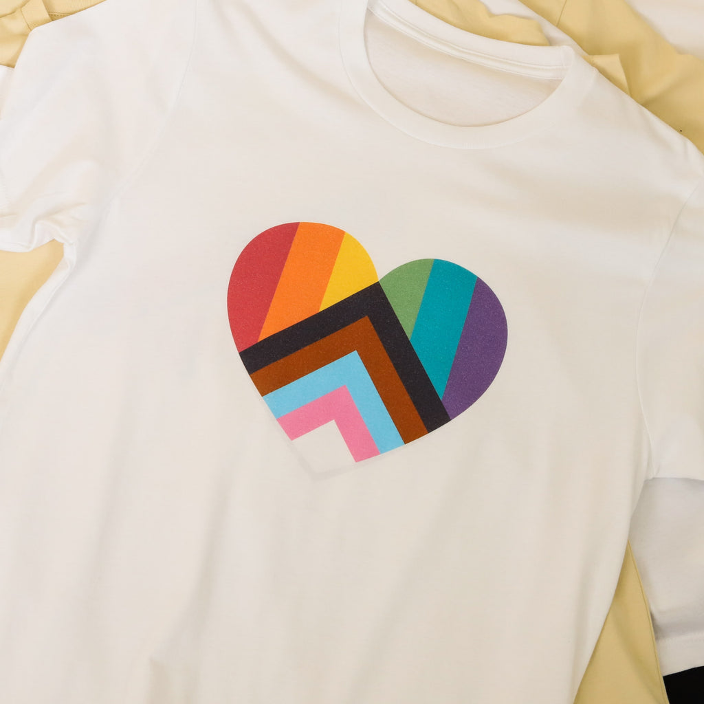 Progressive Pride Heart Unisex T-Shirt