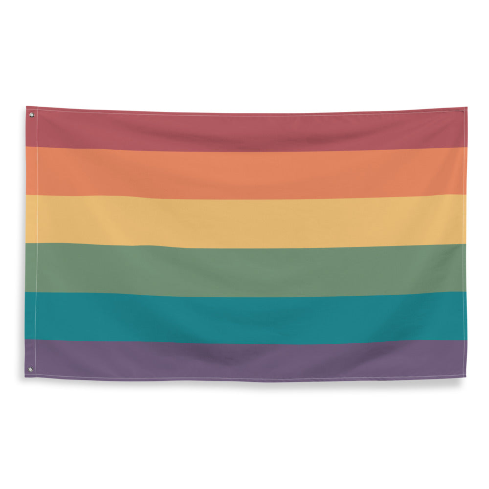 Rainbow Single-Sided Flag