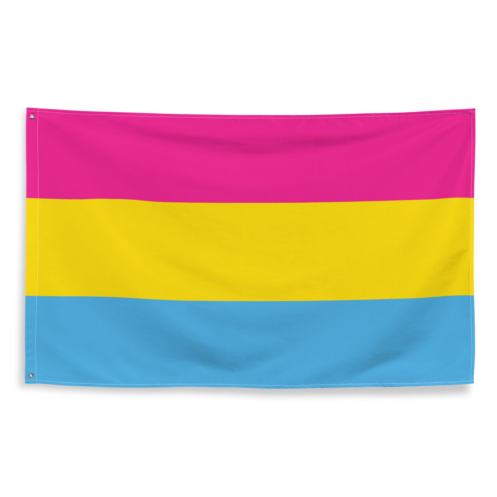 Bandera pansexual de un solo lado