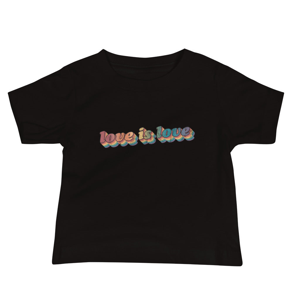 Retro Love is Love Baby T-Shirt