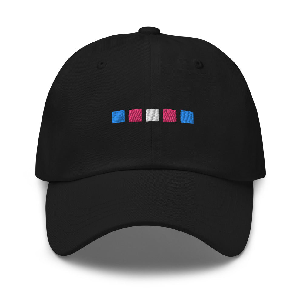 Trans Squares Dad Hat