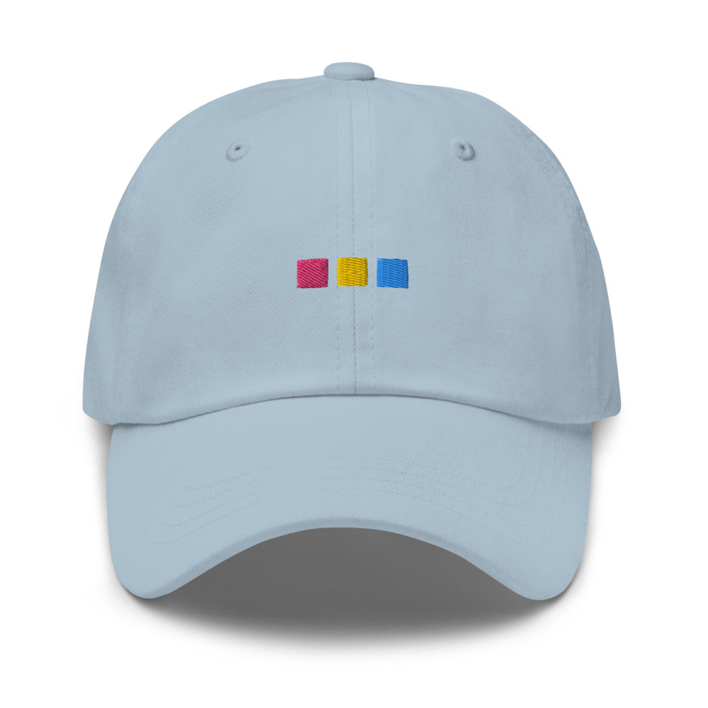 Pansexual Squares Dad Hat