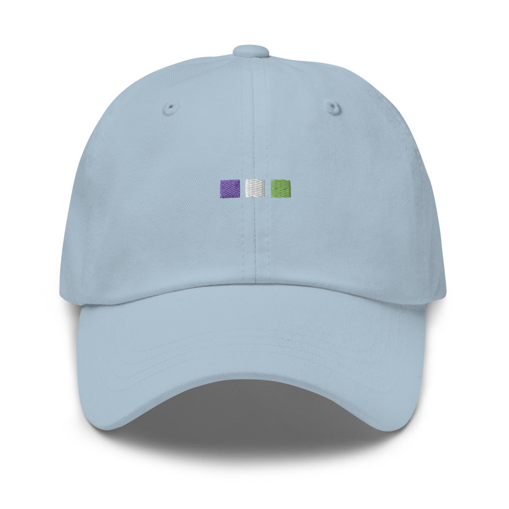 Genderqueer Squares Dad Hat