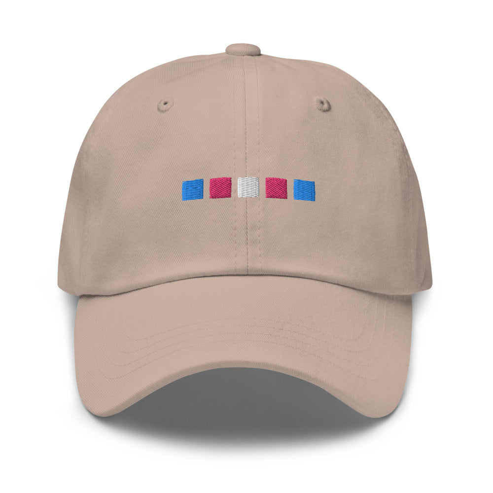 Trans Squares Dad Hat