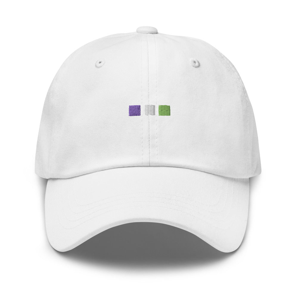 Genderqueer Squares Dad Hat