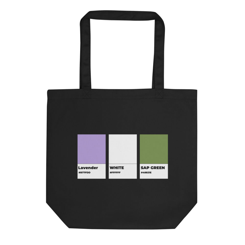 Sac fourre-tout bio aux couleurs genderqueer