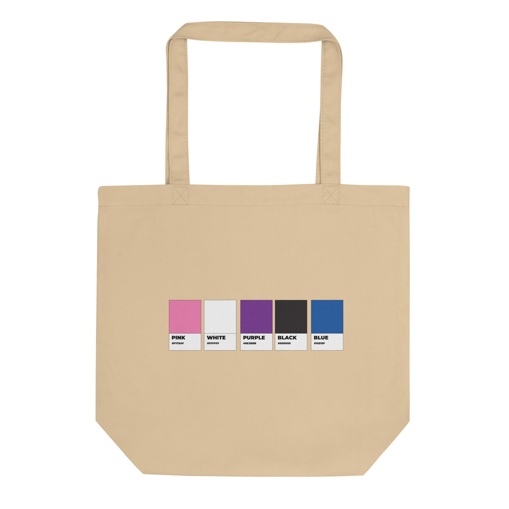 Genderfluid Colors Organic Tote Bag