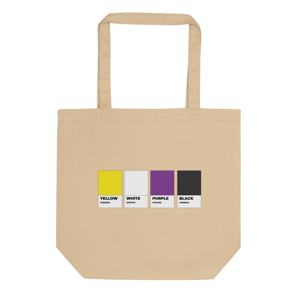 Non-Binary Colors Organic Tote Bag