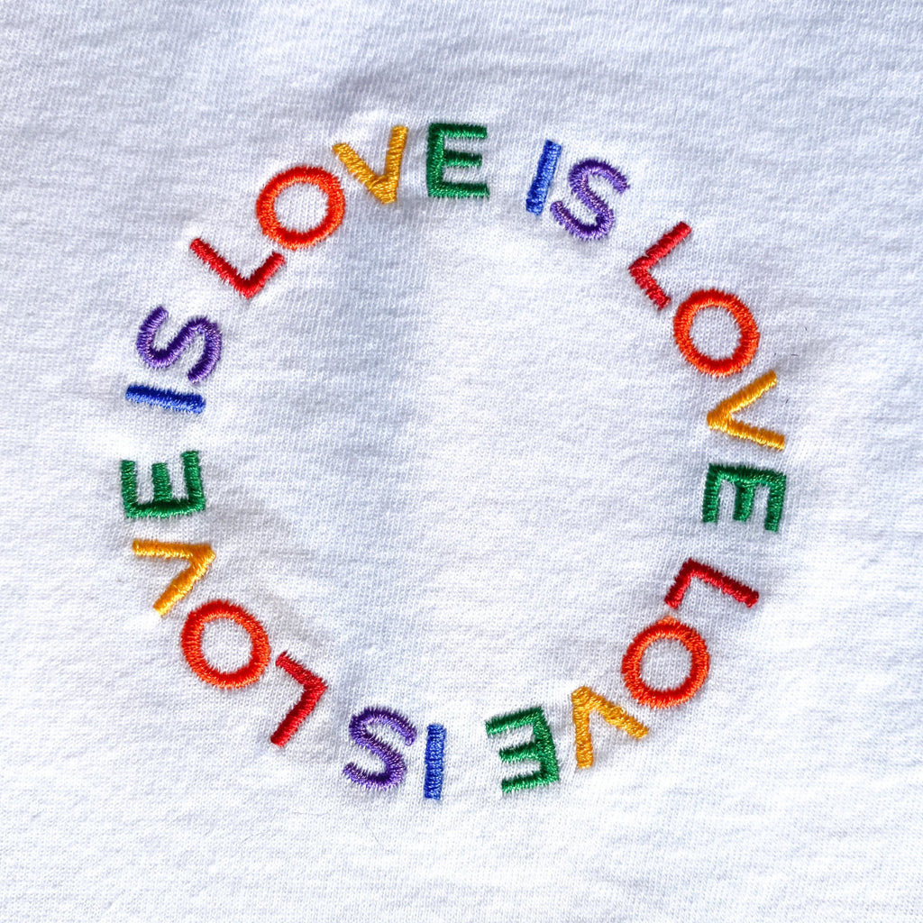 Love is Love Embroidered Unisex T-Shirt