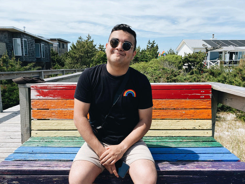 The Classic Rainbow Embroidered T-Shirt