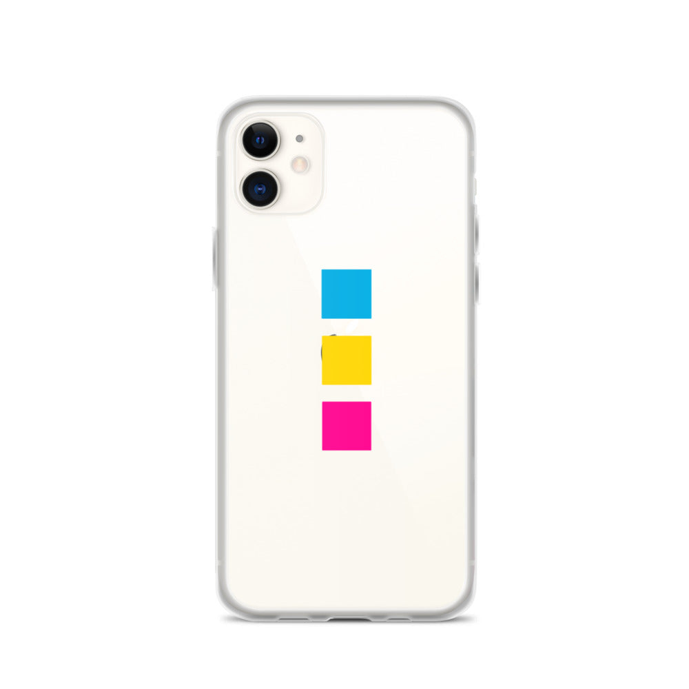Funda para iPhone con cuadrados pansexuales